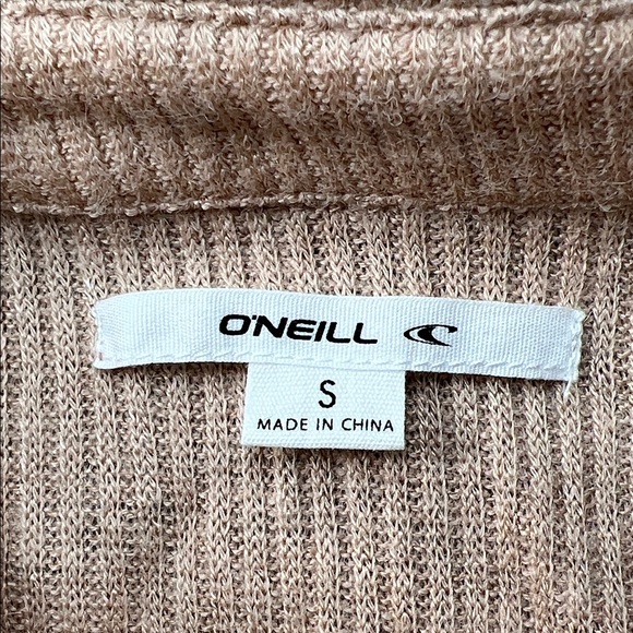 O'Neill Tan Long Sleeve‎ Button-Up Dress  zs S - Picture 10 of 16